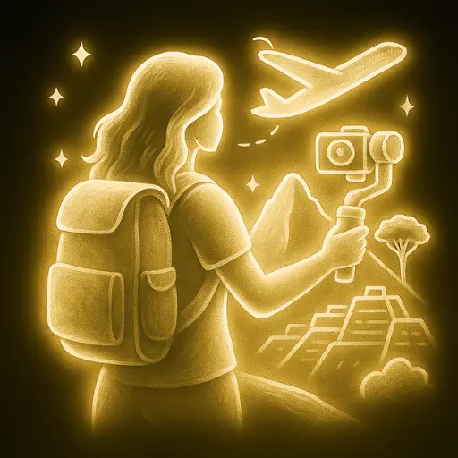 Travel Pro Hackers Icon Travel vlog creator content get paid